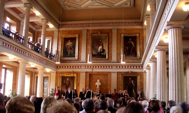 The interior of the university Aula