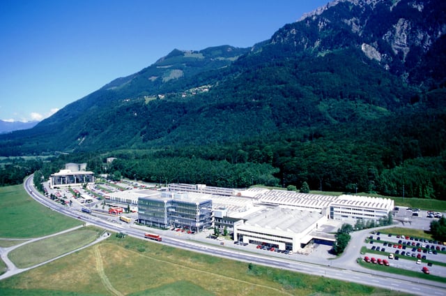 Headquarter of Hilti Corporation in Schaan, Liechtenstein.