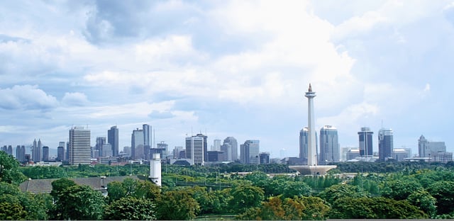 Jakarta, the capital city and the country's commercial centre