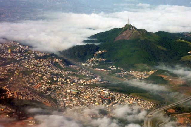 Jaraguá Peak is the highest point in the city, at 1,135 metres (3,724 ft).