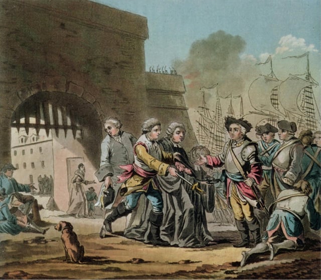 Surrender of the City of Madras in 1746 to de La Bourdonnais, by Jacques François Joseph Swebach