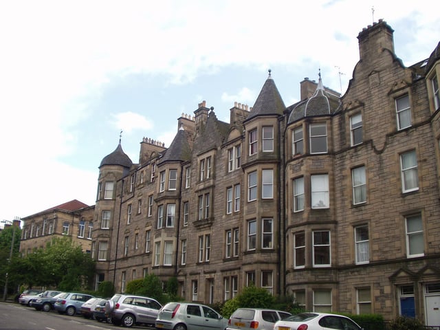 Tenement in Marchmont, Edinburgh, built in 1882