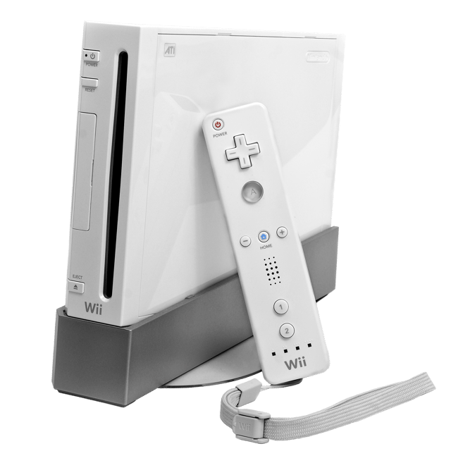 The Wii, Nintendo's best selling home video game console and first to use motion controls