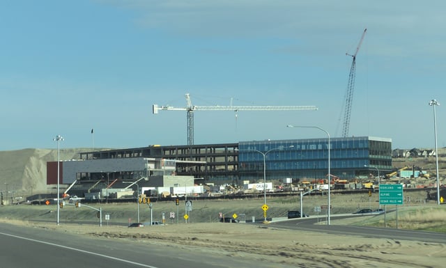 Adobe campus under construction in 2012 in Lehi