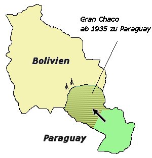 Gran Chaco was the site of the Chaco War (1932–35), in which Bolivia lost most of the disputed territory to Paraguay.