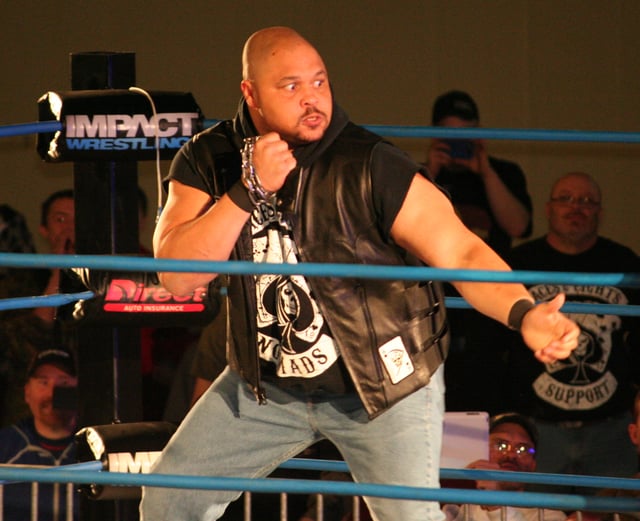 D'Lo Brown as a member of Aces & Eights