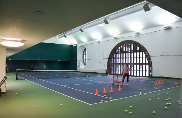 The Vanderbilt Tennis Club's court