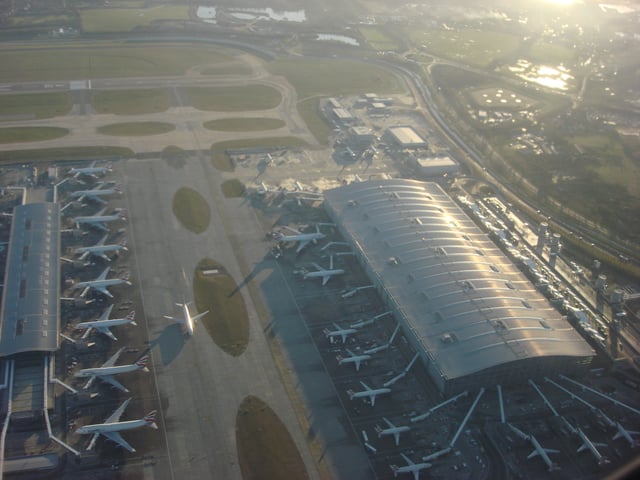 Terminal 5 bird's-eye view