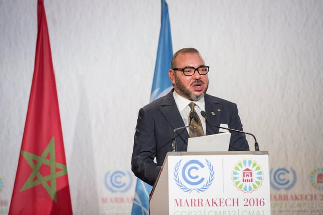 The King of Morocco, Mohammed VI.