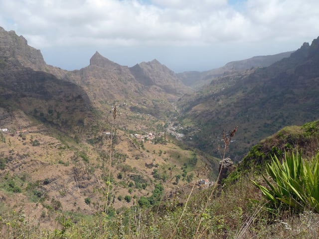 The small valley (or dale) of Principal, Santiago Island