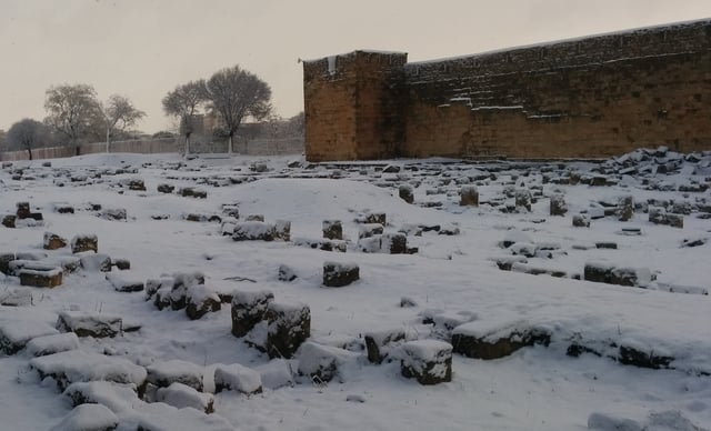 Byzantine fortress west wall.