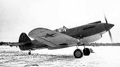 A Soviet P-40B Warhawk in 1942.