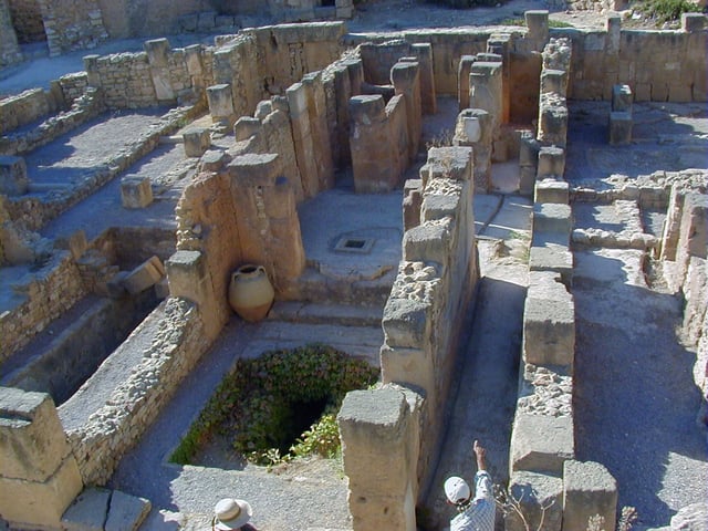 Punic ruins in Byrsa