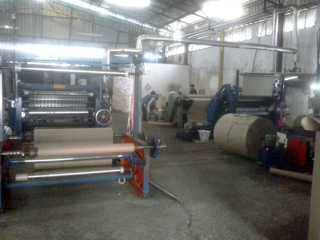 Manufacturing of corrugated paper