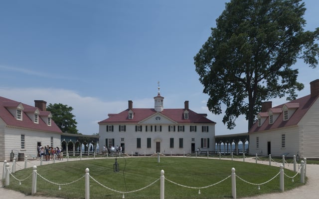 Washington expanded the estate at Mount Vernon after his marriage.