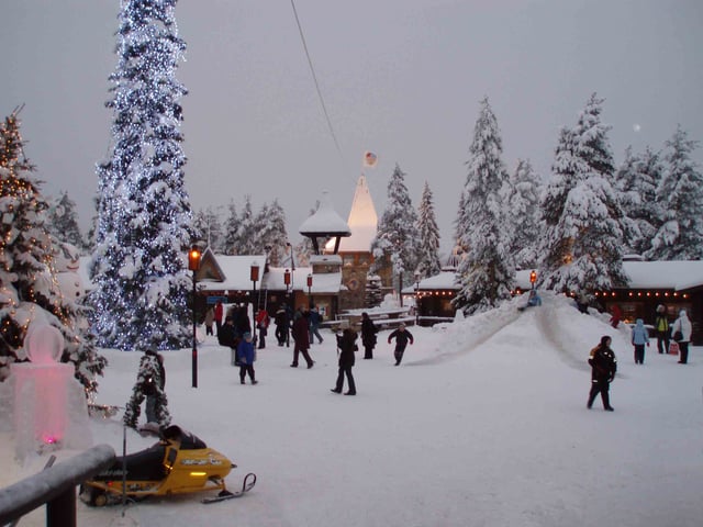 Santa Claus village in Rovaniemi