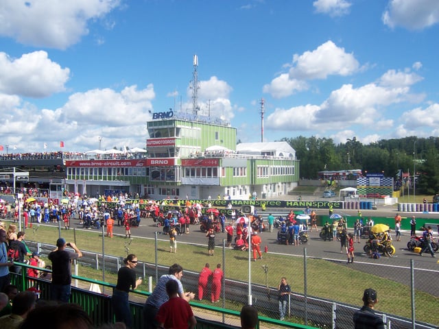 Motorcycle racing championship at the Masaryk Circuit
