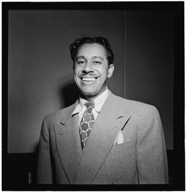 Cab Calloway wearing zoot suit, 1946.