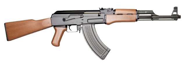 The AK-47, one of the most widely produced and used assault rifles in the world.
