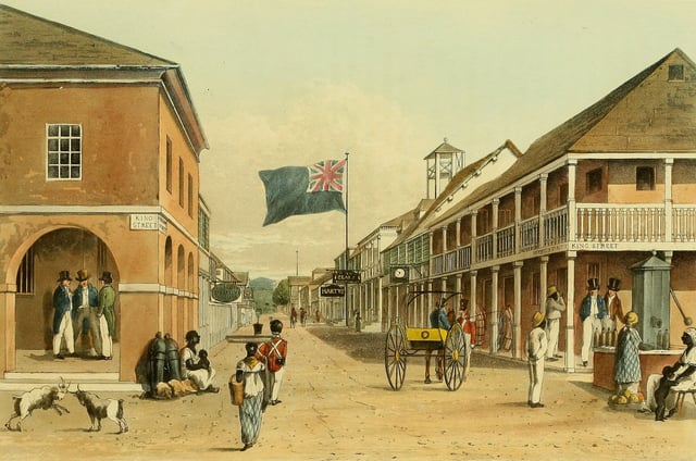 Harbour Street, Kingston, c. 1820