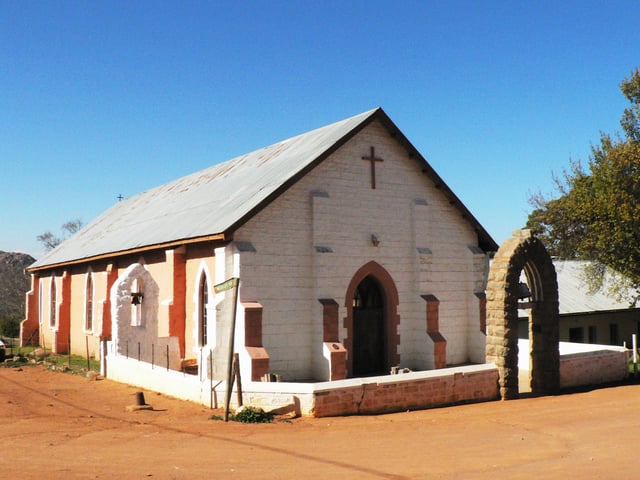 Methodist chapel in Leliefontein, Northern Cape, South Africa.