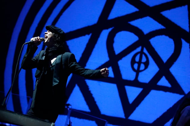 The heartagram (pictured in the background) was created by Valo on his twentieth birthday