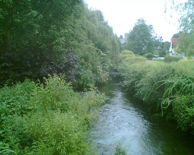 River Wye near Wooburn Industrial Estate