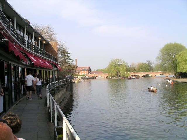 View of the River Avon from the Royal Shakespeare Theatre