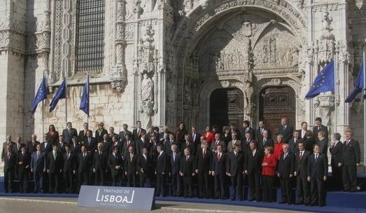 The Treaty of Lisbon, which forms the constitutional basis of the European Union, was signed at the Jerónimos Monastery in 2007.