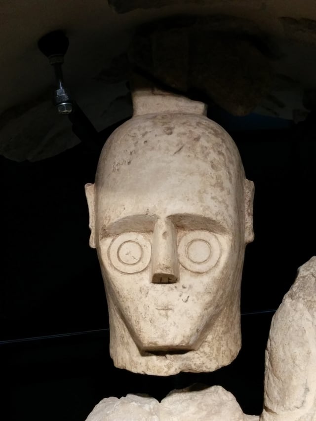 Head of one of the so-called Giants of Mont'e Prama