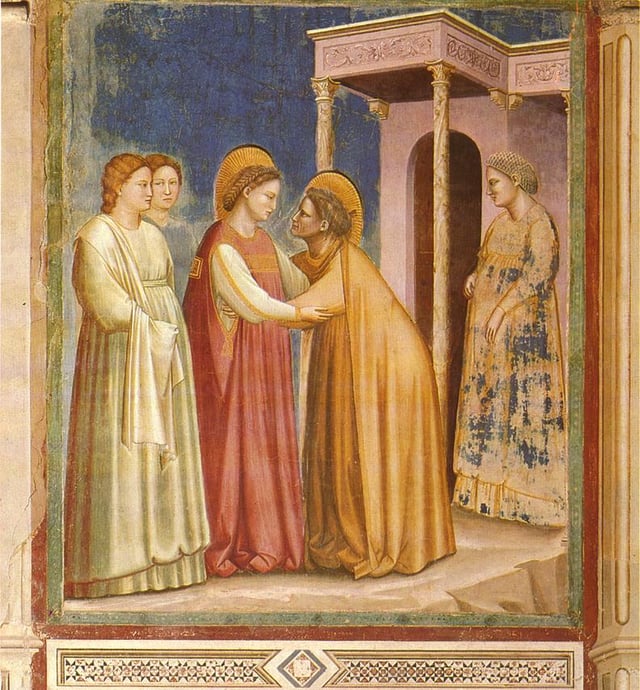 Giotto di BondoneVisitation, circa 1305