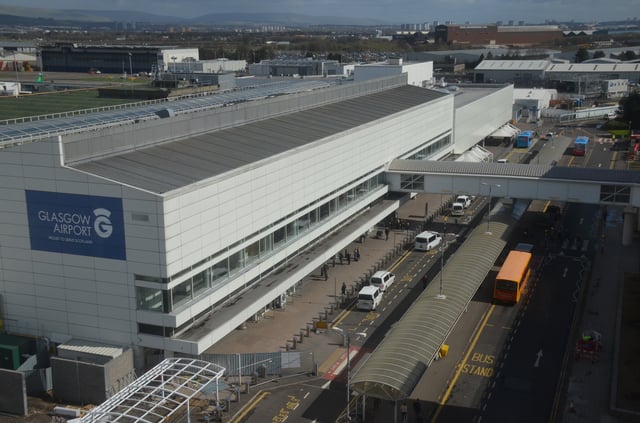Glasgow Airport main terminal building