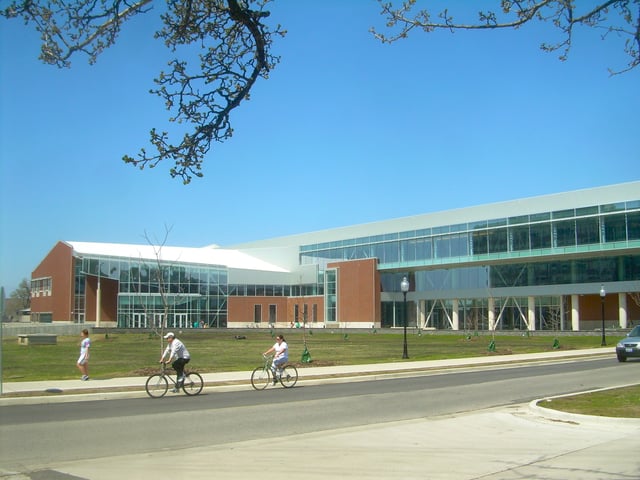 The Student Fitness Center and Kinesiology and Recreation building completed in 2011