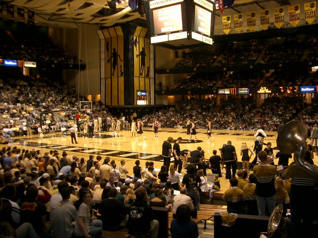 Vanderbilt's basketball teams play in Memorial Gymnasium.