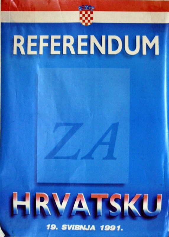 Poster for the 1991 Croatian independence referendum