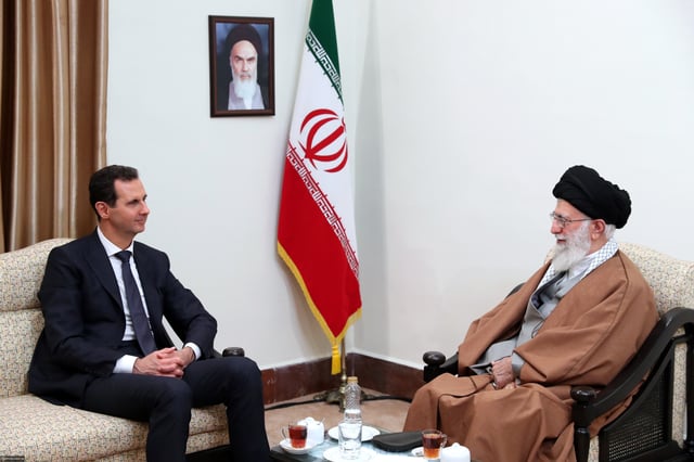 Bashar al-Assad meets with Iran's supreme leader Ali Khamenei, 25 February 2019