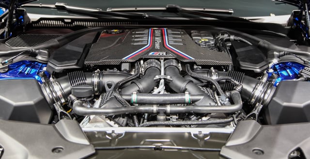 BMW S63 twin-turbo V8 engine