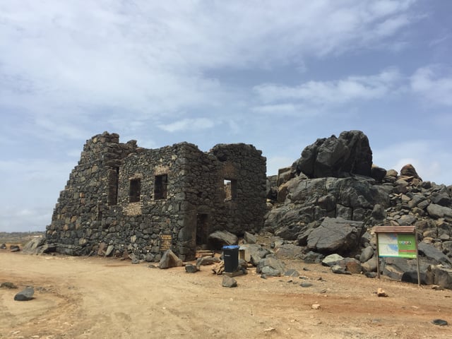 Remains of a gold mine at Bushiribana
