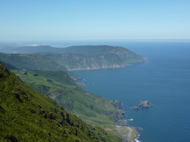 Cliffs of Vixía Herbeira near Cape Ortegal, the highest (613 m) in continental Europe