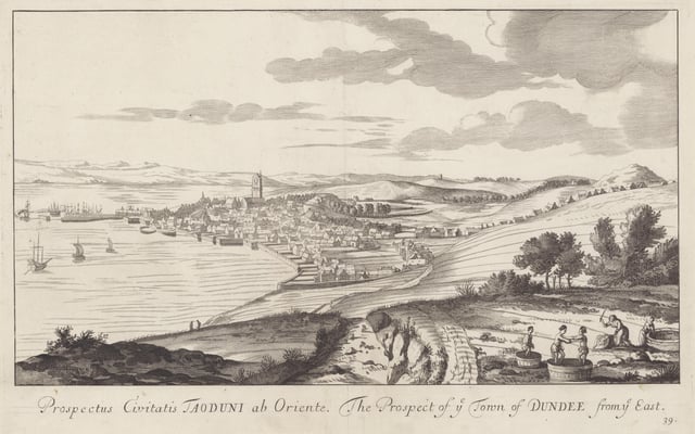 Dundee in 1693 by John Slezer.