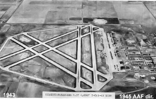 Liberal Army Airfield in Kansas during World War II, where McGovern learned to fly the B-24