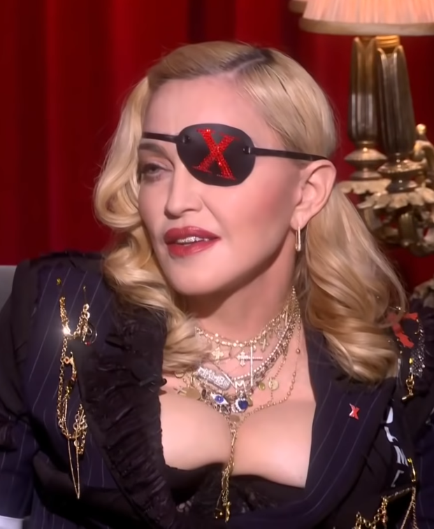Madonna during an interview with MTV in April 2019