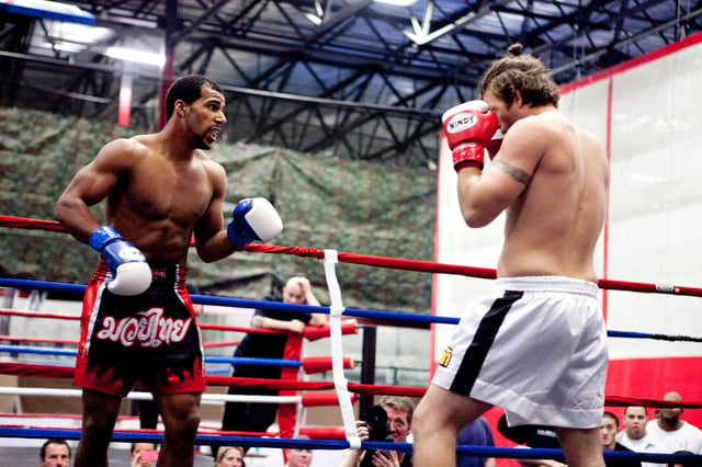Muay Thai championship boxing match in Sterling, VA