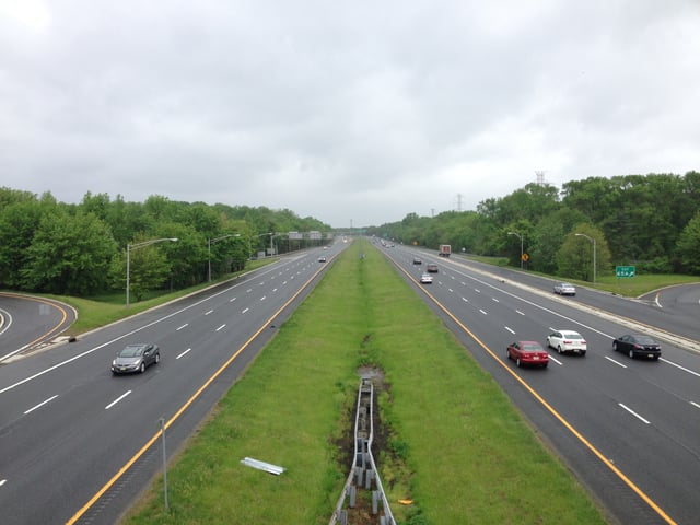Interstate highway in New Jersey built to modern standards