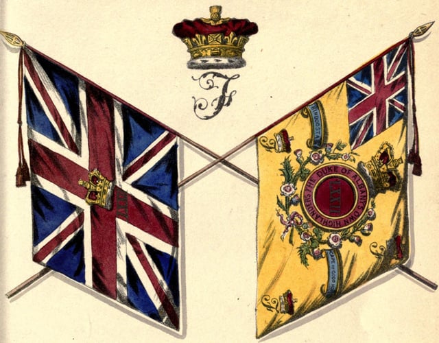 Colours of the 72nd Regiment