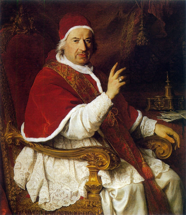 Pope Benedict XIV, born in Bologna in 1675