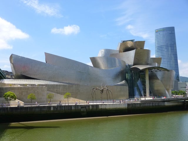 The Guggenheim Museum in Bilbao, Spain