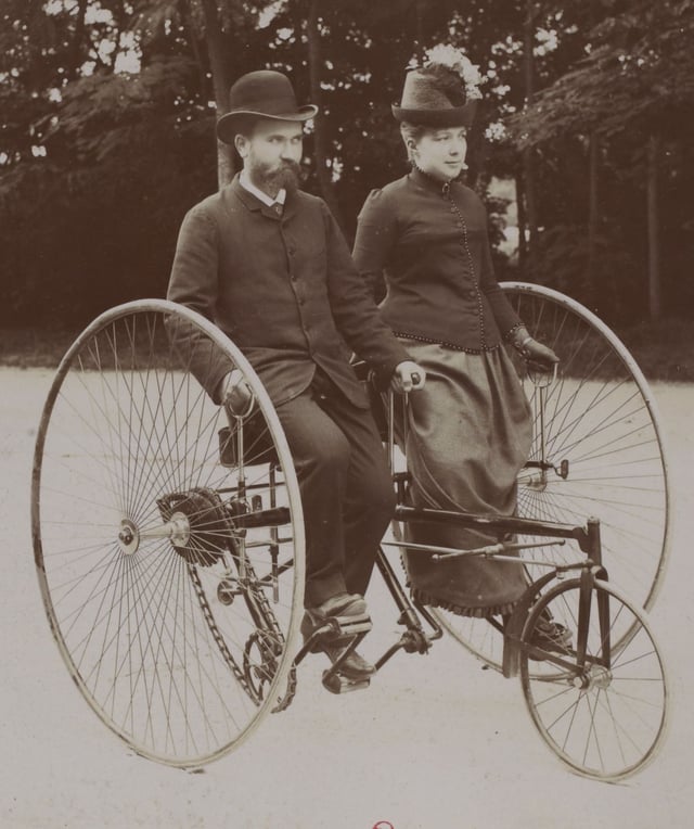 Gustave Adolphe and Céleste Angèle Clément circa 1894-1895