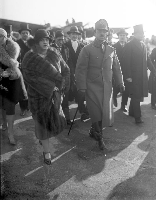 King Amanullah Khan and Queen Soraya Tarzi on a visit to Berlin in 1928