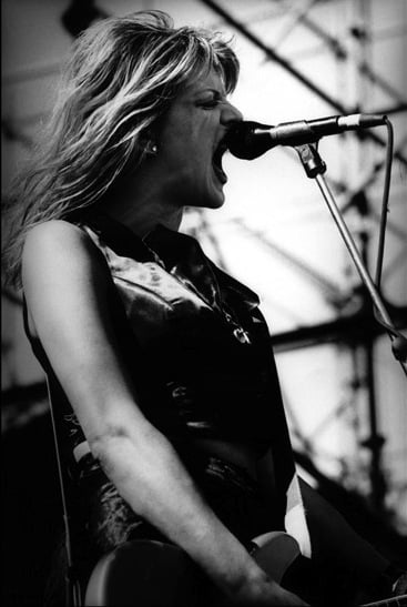 Love performing with Hole at Big Day Out, Melbourne, 1995